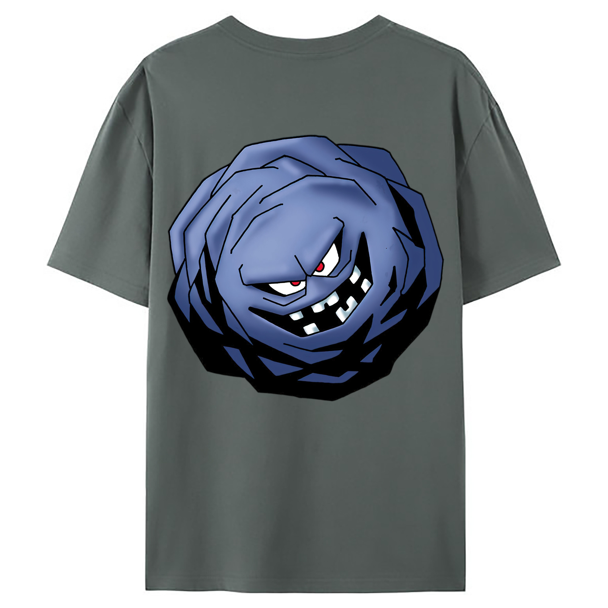 （画像用） ドラゴンクエスト Doragon Kuesuto Dragon Quest 綿100％ メンズ半袖Tシャツ（バックプリント） 通気性